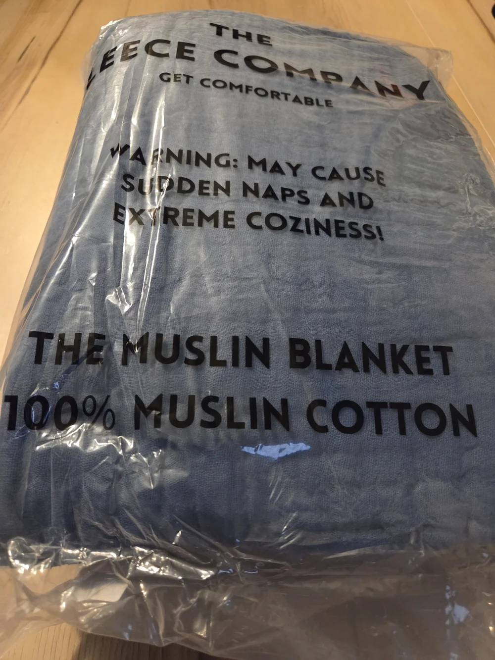 The New Winter Muslin Blanket - Blue